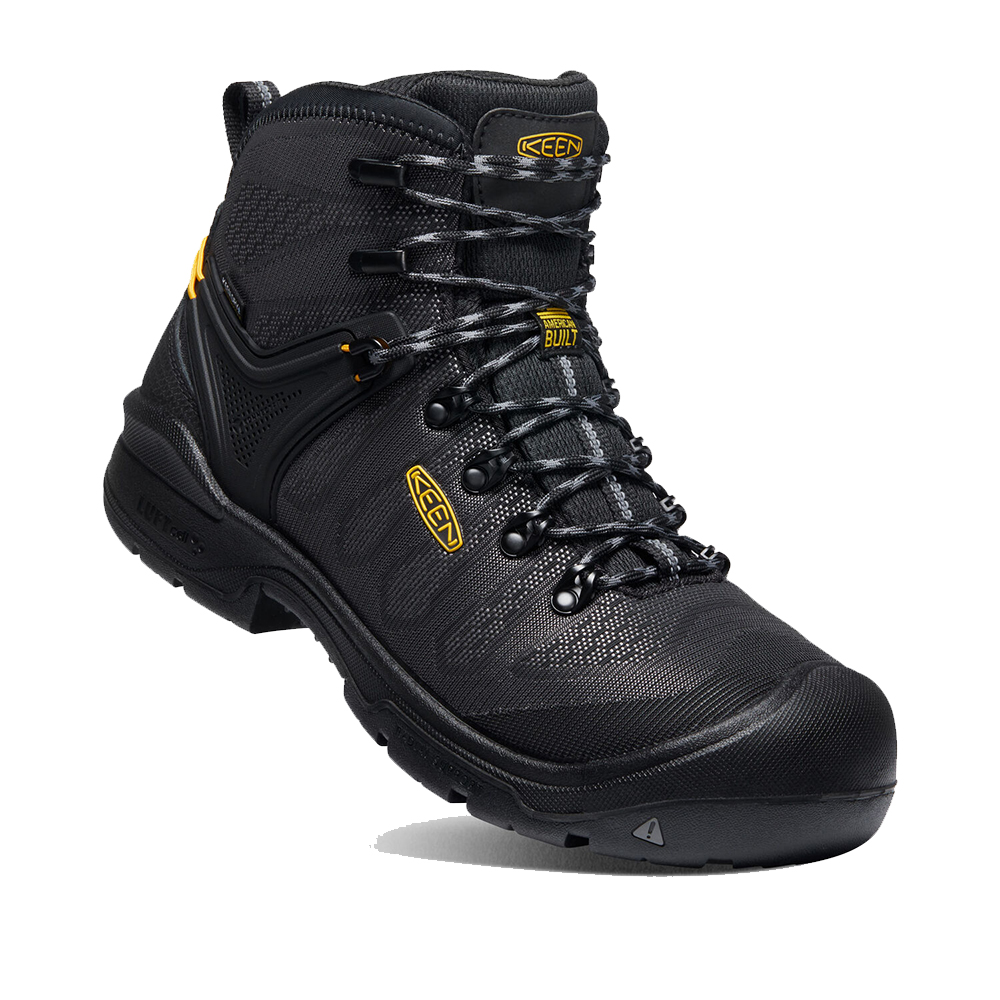 Keen Men's Dearborn 6 Inch Waterproof Work Boots with Carbon-Fiber Toe from Columbia Safety